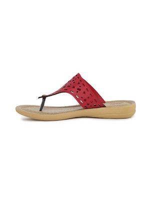 red toe separator sandal - 17479447 - Standard Image - 3