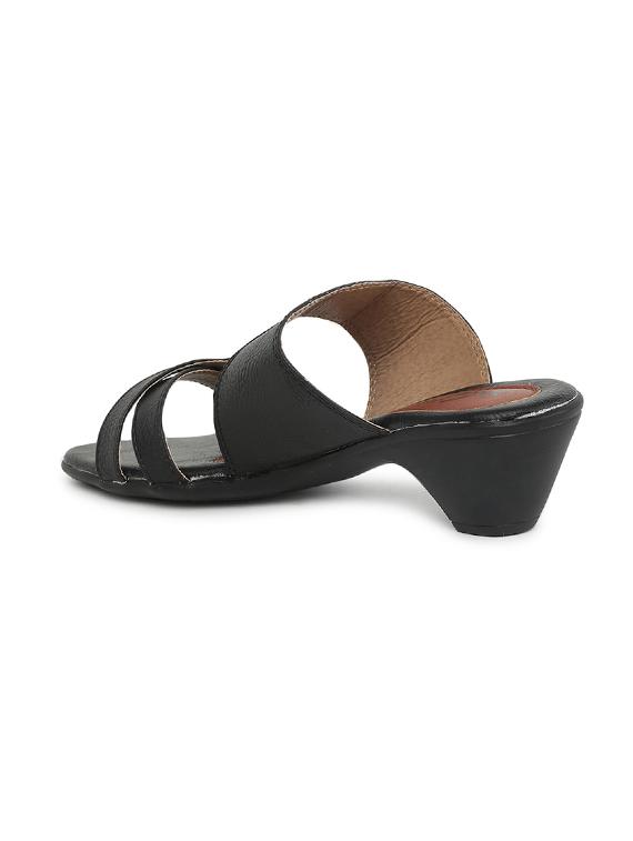 black slip on sandal - 17479464 - Zoom Image - 2