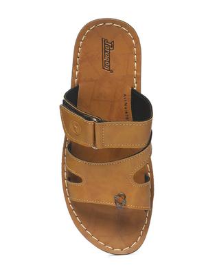 tan synthetic & mesh slip on flip flops - 17479661 - Standard Image - 4