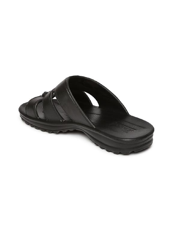 black pvc slip on flip flops - 17479664 - Zoom Image - 3