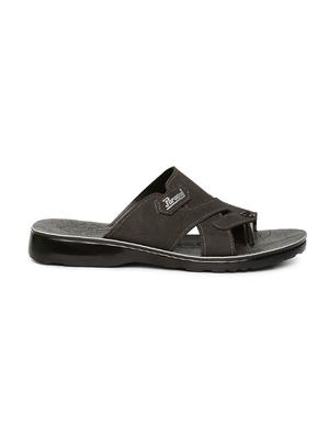 brown synthetic & mesh slip on slippers - 17479677 - Standard Image - 2