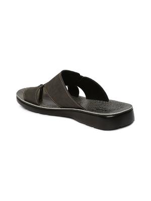brown synthetic & mesh slip on slippers - 17479677 - Standard Image - 3