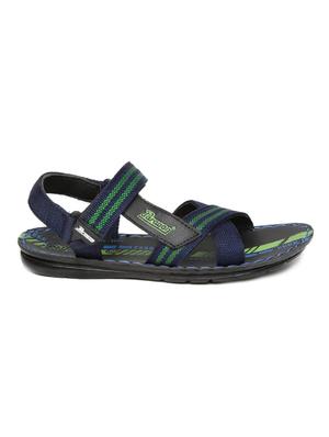 blue synthetic & mesh back strap floaters - 17479689 - Standard Image - 2