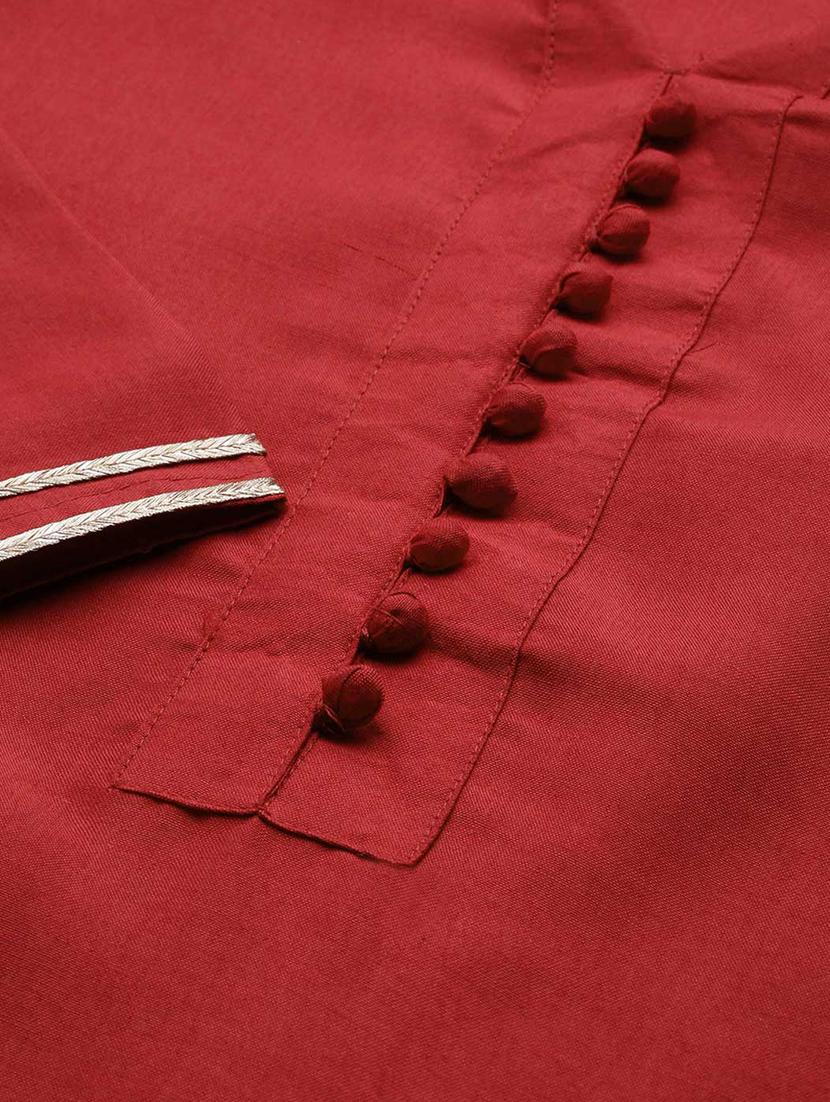 solid kurta palazzo set - 17480097 - Zoom Image - 4