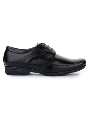 black leather laceup derbies - 17480226 - Standard Image - 2