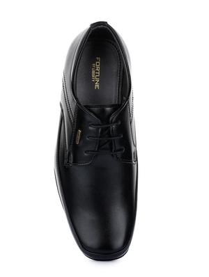 black leather laceup derbies - 17480226 - Standard Image - 4