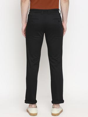 black solid chinos - 17480515 - Standard Image - 3