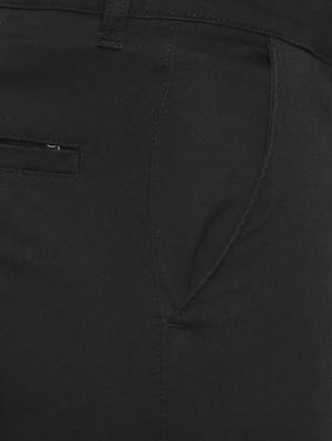 black solid chinos - 17480515 - Standard Image - 5