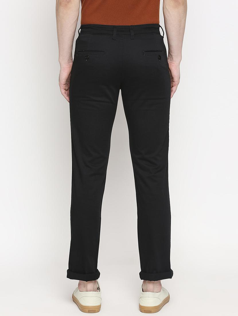 black solid chinos - 17480515 - Zoom Image - 3