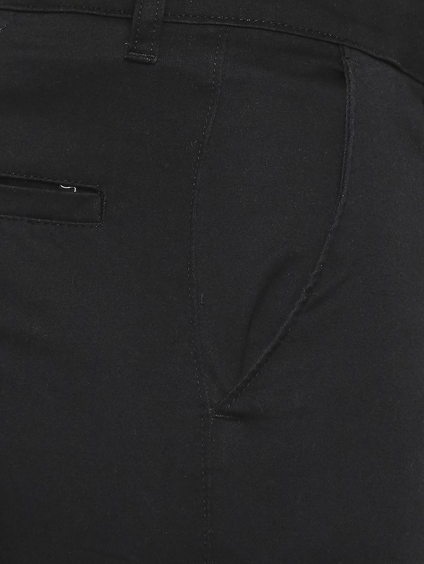 black solid chinos - 17480515 - Zoom Image - 5