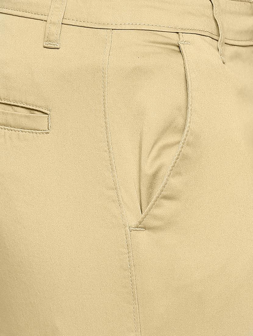 beige solid chinos - 17480516 - Zoom Image - 5