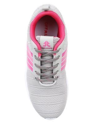 pink mesh laceup sports shoes - 17480534 - Standard Image - 4