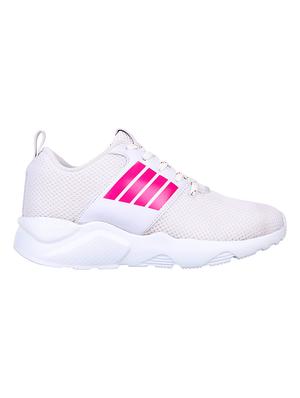 white mesh laceup sports shoes - 17480535 - Standard Image - 2