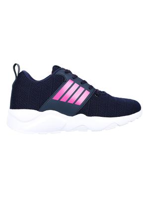 blue mesh laceup sports shoes - 17480538 - Standard Image - 2