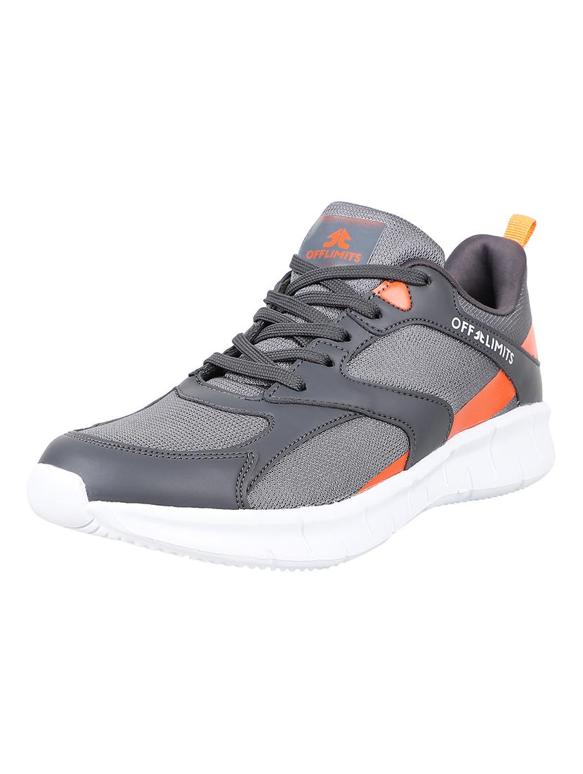 orange lace up sport shoe - 17480542 - Zoom Image - 1
