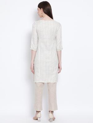 printed kurta pant set - 17481417 - Standard Image - 3