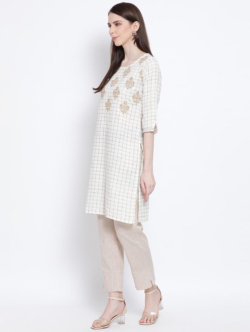 printed kurta pant set - 17481417 - Zoom Image - 2