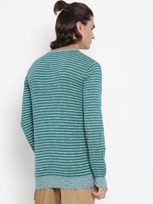 green striped pullover - 17481790 - Standard Image - 3