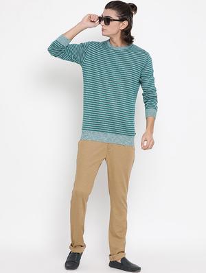 green striped pullover - 17481790 - Standard Image - 4