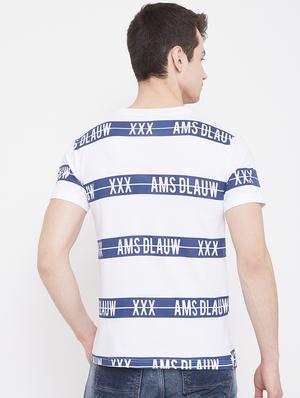 white printed t-shirt - 17482270 - Standard Image - 3