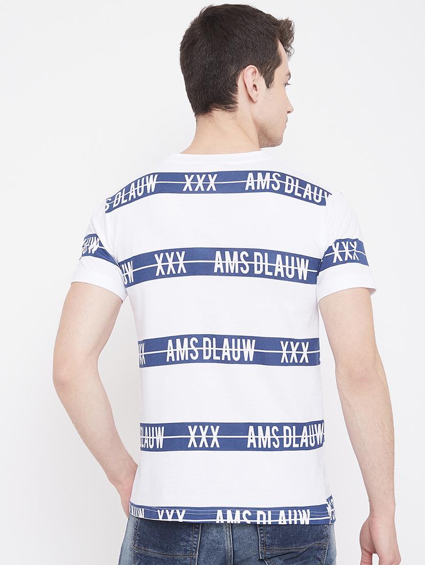 white printed t-shirt - 17482270 - Zoom Image - 3
