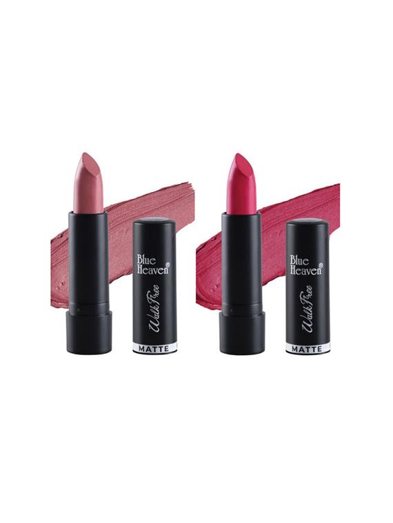 blue heaven pack of 2 walkfree matte lipsticks (pink delicacy & pink rush) - 17482764 - Zoom Image - 1
