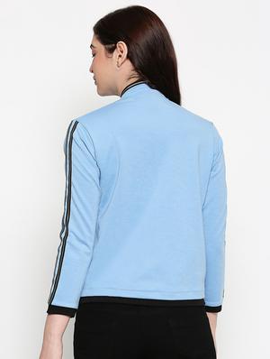 mandarin neck taped jacket - 17482780 - Standard Image - 3