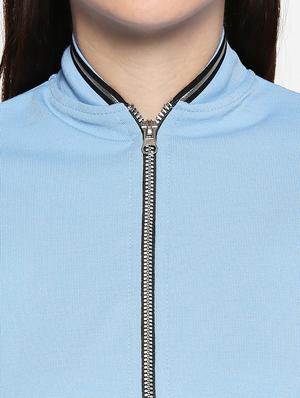 mandarin neck taped jacket - 17482780 - Standard Image - 5