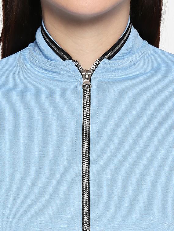 mandarin neck taped jacket - 17482780 - Zoom Image - 5