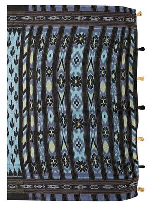 ikat printed saree with blouse - 17482874 - Standard Image - 4