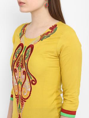 solid rayon straight kurta - 17483082 - Standard Image - 5
