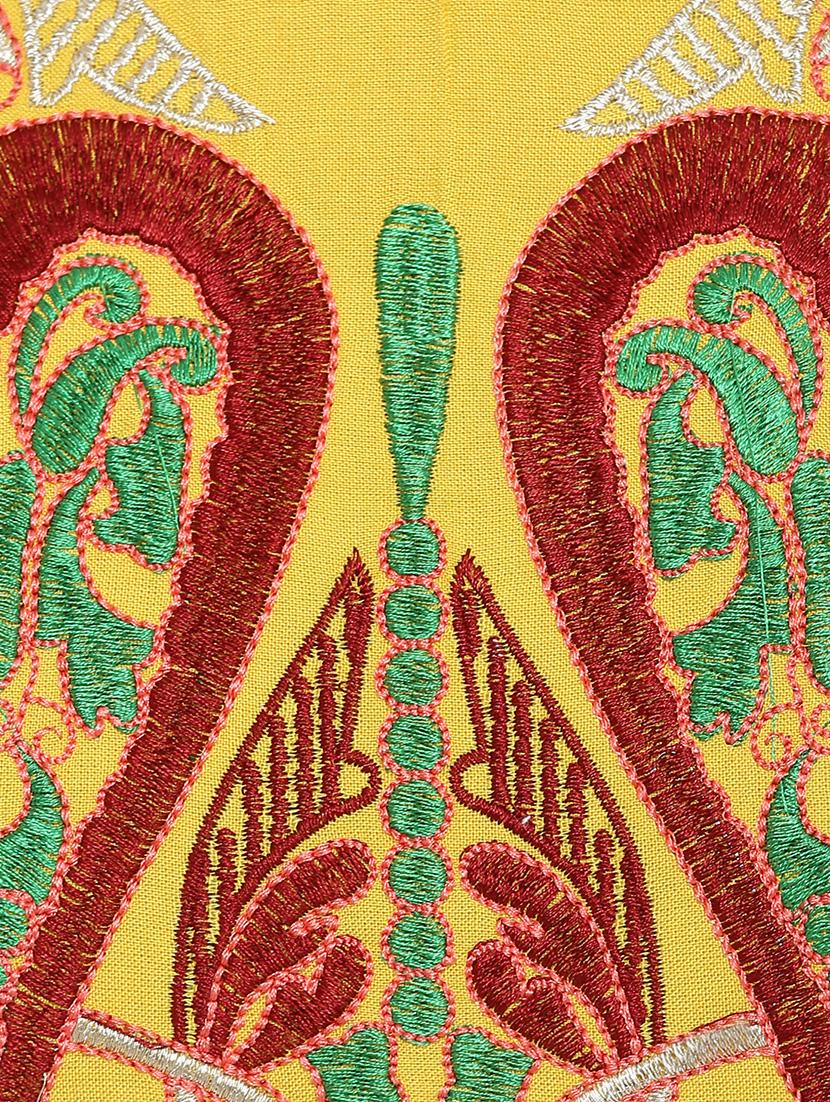 solid rayon straight kurta - 17483082 - Zoom Image - 4