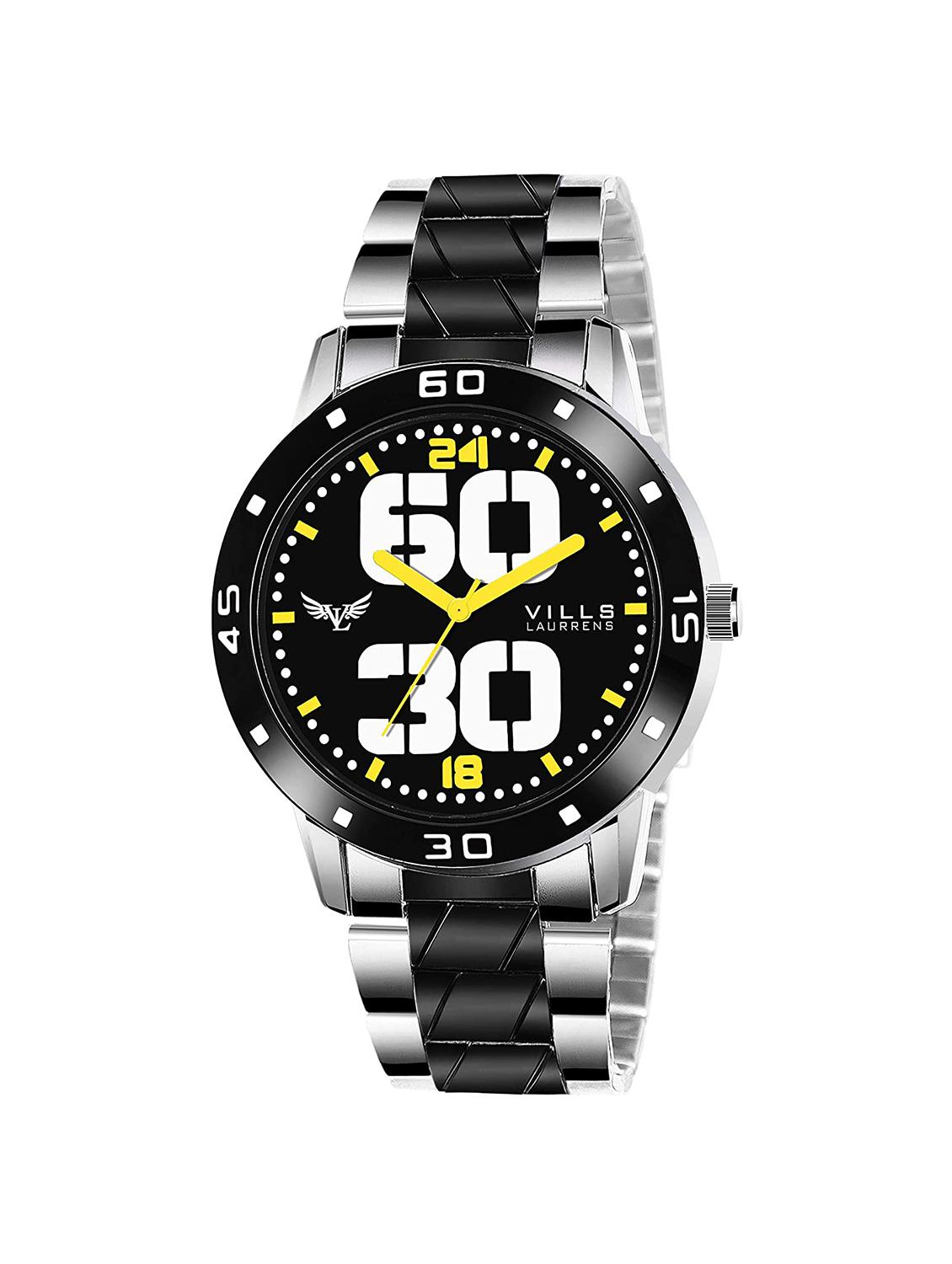 vills laurrens vl-1253 black dial casual analog men's watch (black) - 17483159 - Zoom Image - 1