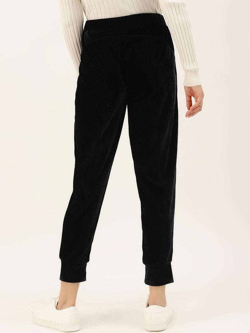mid rise solid joggers - 17483166 - Zoom Image - 3