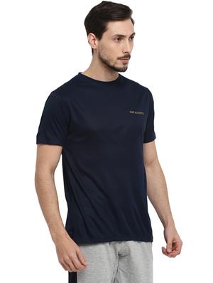 navy blue solid t-shirt - 17483251 - Standard Image - 2
