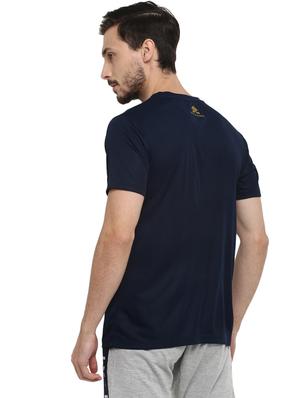 navy blue solid t-shirt - 17483251 - Standard Image - 3