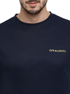navy blue solid t-shirt - 17483251 - Standard Image - 5