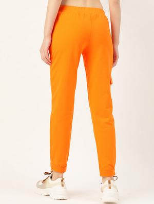 mid rise solid track pant - 17483257 - Standard Image - 3