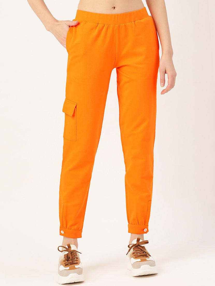 mid rise solid track pant - 17483257 - Zoom Image - 1