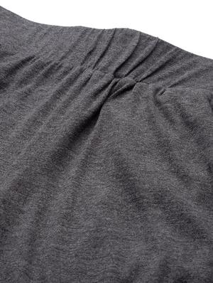 high rise solid track pant - 17483261 - Standard Image - 5