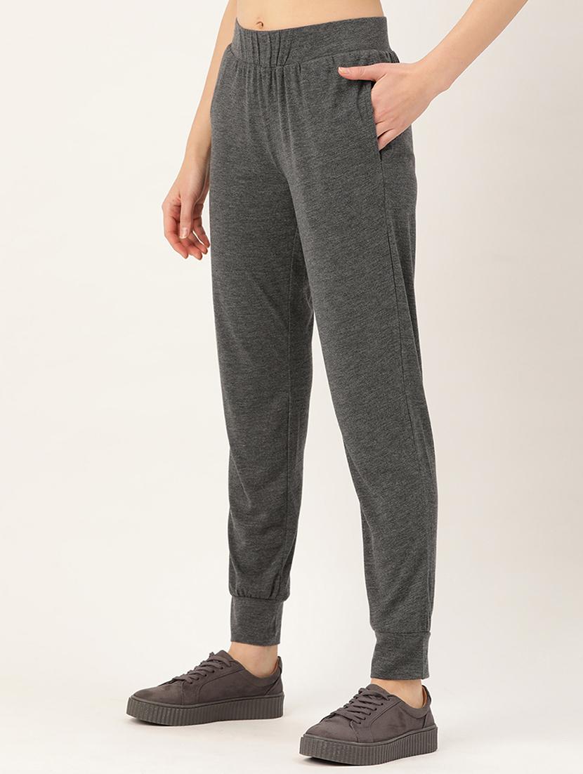 high rise solid track pant - 17483261 - Zoom Image - 2