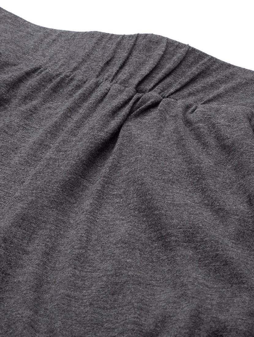 high rise solid track pant - 17483261 - Zoom Image - 5