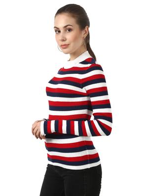 crew neck ribbed pullover - 17483274 - Standard Image - 2