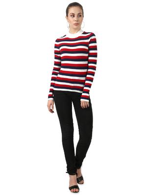 crew neck ribbed pullover - 17483274 - Standard Image - 4