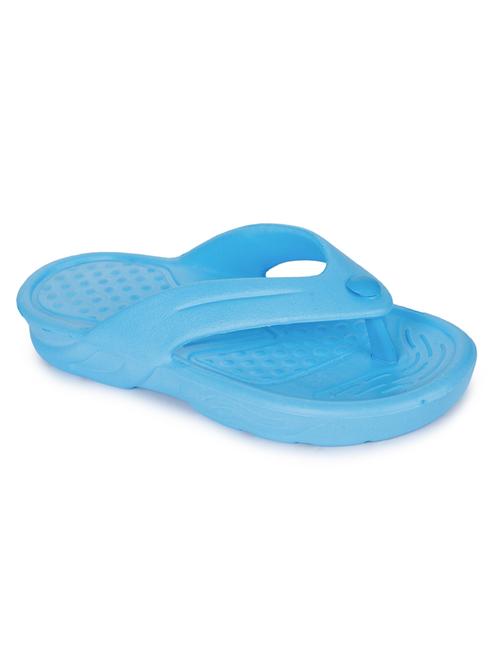 blue synthetic slippers flip flops - 17483757 - Standard Image - 1