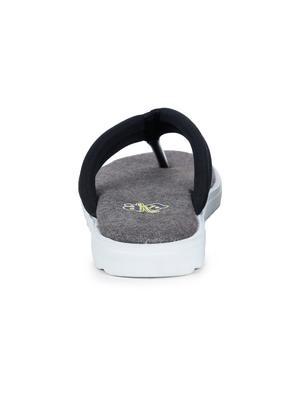 black fabric slippers flip flops - 17483760 - Standard Image - 3