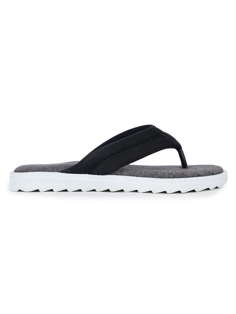 black fabric slippers flip flops - 17483760 - Zoom Image - 2
