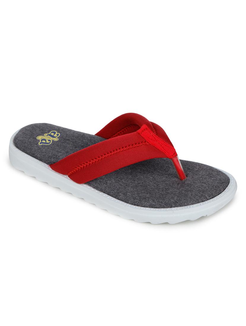 red fabric slippers flip flops - 17483761 - Zoom Image - 1
