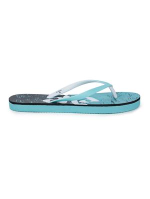 blue synthetic slippers flip flops - 17483774 - Standard Image - 2