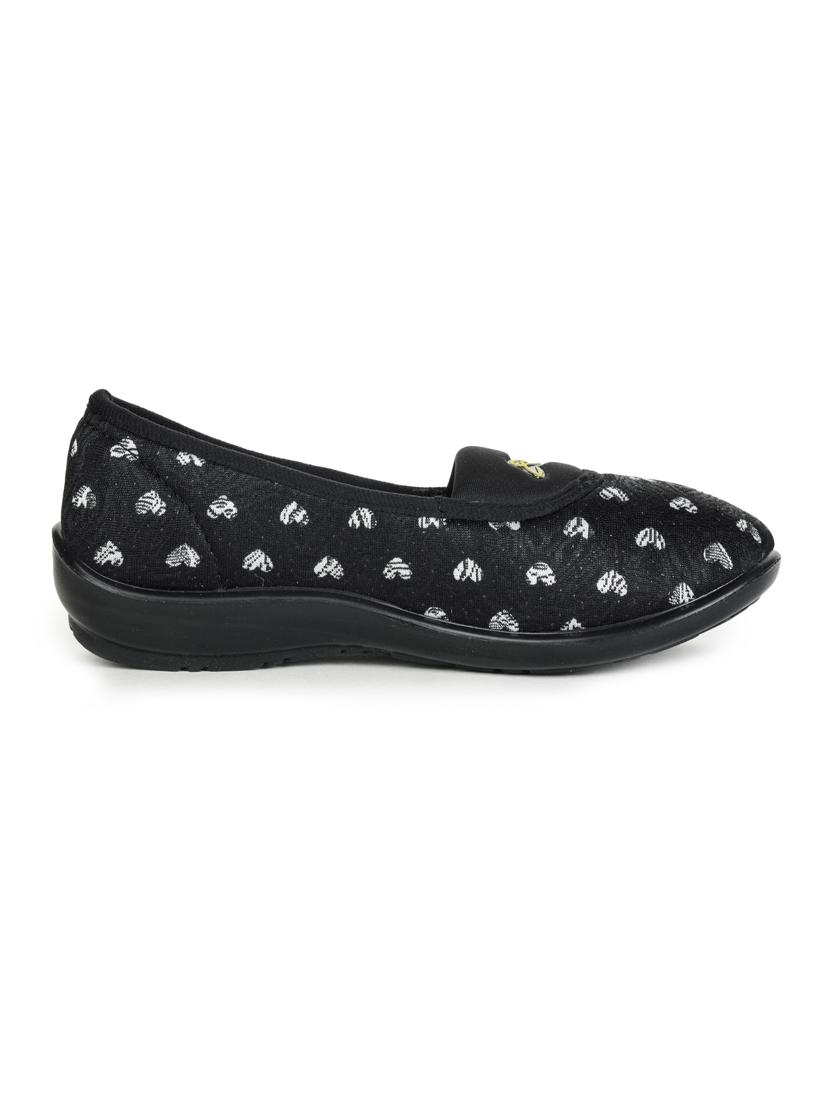 black fabric slip on ballerina - 17483829 - Zoom Image - 2